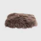 Native Natural Taupe Square Sheepskin Chair Pad