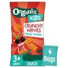 Organix KIDS Tangy Tomato Crunchy Waves 4 x 14g