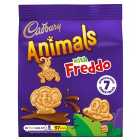 Cadbury Animals with Freddo Mini Biscuits Multipack 7 x 19.9g