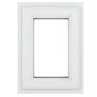 Crystal uPVC Window A Rated Top Opener 440mm x 610mm Clear Glazing - White