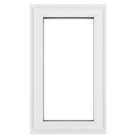 Crystal uPVC Window A Rated Left Hand Side Hung 610mm x 1190mm Clear Glazing - White