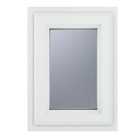 Crystal uPVC Window A Rated Top Opener 610mm x 1040mm Obscure Glazing - White