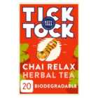 Tick Tock Chai Relax 20 Biodegradable Bags 36g