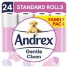 Andrex Gentle Clean 24 Rolls 24 per pack