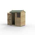 Forest Garden Beckwood 6x4 Reverse Apex Shed - 1 Window