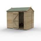 Forest Garden Beckwood 8x6 Reverse Apex Shed - No Window