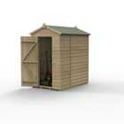 Forest Garden Beckwood 4x6 Apex Shed - No Window