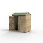 Forest Garden Beckwood 6x4 Reverse Apex Shed - No Window