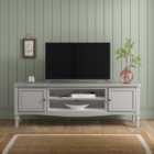 Ariella Wide TV Unit, Warm Stone for TVs up to 67"