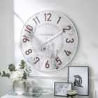 Relaxed Abstract Textured Wall Clock