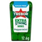 Trebor Extra Strong Minis Sugar Free Peppermint Flavour 12.6g