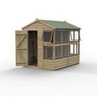 Forest Garden Pressure Treated Shiplap 8x6 Potting Shed