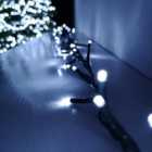 3000 LED 75m Premier TreeBrights Indoor Outdoor Christmas Multi Function Mains Operated String Lights with Timer in in Cool White