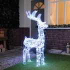 Festive 115cm Outdoor Reindeer Figure 160 White LEDs