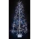 5FT Prelit Twig Christmas Tree White LEDs