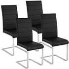 4 Dining Room Rocking Chairs - Black