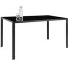 Brandenburg Dining Table And 6 Chairs Set - Black