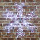 The Christmas Workshop 70719 75CM Snowflake Silhouette Chaser Christmas Lights