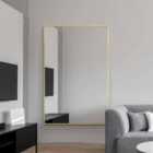 Mirroroutlet Artus - Gold Aluminium Edged Wall Mirror 47" X 31" (120Cm X 80Cm)