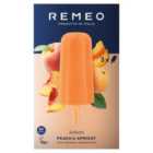 Remeo Gelato Peach & Apricot Sorbet Lolly 3 x 70ml