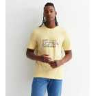 Jack & Jones Mustard Cotton Jorsplash Logo T-Shirt