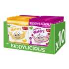 Kiddylicious, Maxi Wafers, Banana & Raspberry - Mixed Multipack 6 months 400g