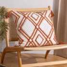 Furn. Aquene Polyester Filled Cushion Natural/Brick