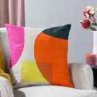 Furn. Anjo Polyester Filled Cushion Natural/Multicolour