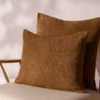 Paoletti Nellim Rectangular Polyester Filled Cushion Caramel