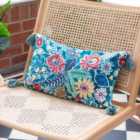 Wylder Adeline Polyester Filled Cushion Multicolour/Teal