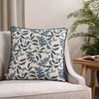 Evans Lichfield Chatsworth Topiary Polyester Filled Cushion Petrol