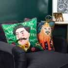 Kate Merritt Lion Polyester Filled Cushion Multicolour