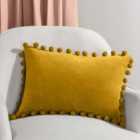 Furn. Dora Rectangular Polyester Filled Cushion Ochre