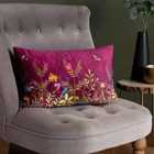 Wylder Nature Willow Wildflower Polyester Filled Cushion Multicolour