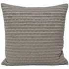 Paoletti Honeycomb Polyester Filled Cushion Silver