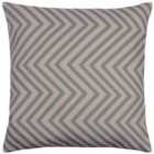 Furn. Zig Zag 100% Recycled Polyester Filled Cushion Blush/Grey