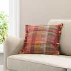 Handwoven Rainbow Cushion, 43 x 43cm