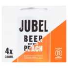 JUBEL Beer cut with Peach 4 x 330ml