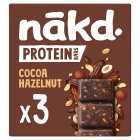 nakd. Protein Cocoa Hazelnut Multipack, 3x45g
