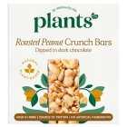 Plants Peanut Crunch Bars Dipped in Dark Choc, 3x37g
