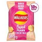Walkers Baked Crisps Prawn Cocktail Snacks, 37.5g