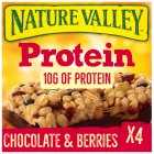 Nature Valley Protein Bars Chocolate & Berries, 4x40g