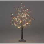 Abaseen Brown 6FT Prelit Twig Artificial Christmas Tree