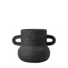 Etton Black Cement Vase