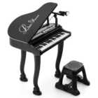 Costway 37 Keys Kids Piano Keyboard Electronic Musical Instrument Toy Piano w/ Stool