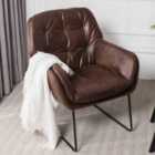 Living and Home Pu Leather Armchair