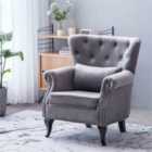 Living and Home Modern Wingback Armchair With Cushion