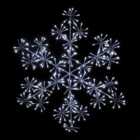 The Christmas Workshop 60cm Blue & White Light-Up Snowflake