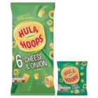 Hula Hoops Cheese & Onion Multipack Crisps 6 Pack 144g