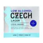 M&S Low Alcohol Czech Lager 4 x 330ml